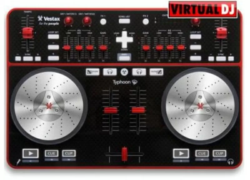 Dj контроллер Vestax Typhoon VDJ купить Киев