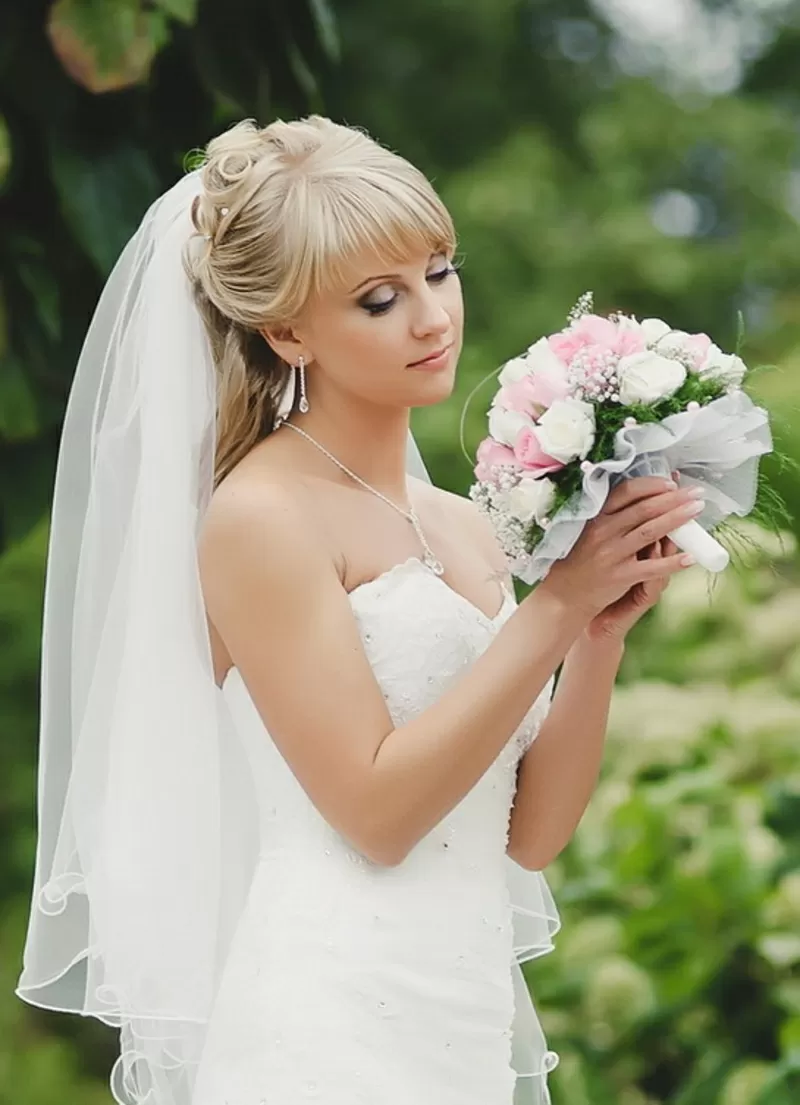 свадебные прически макияж 8