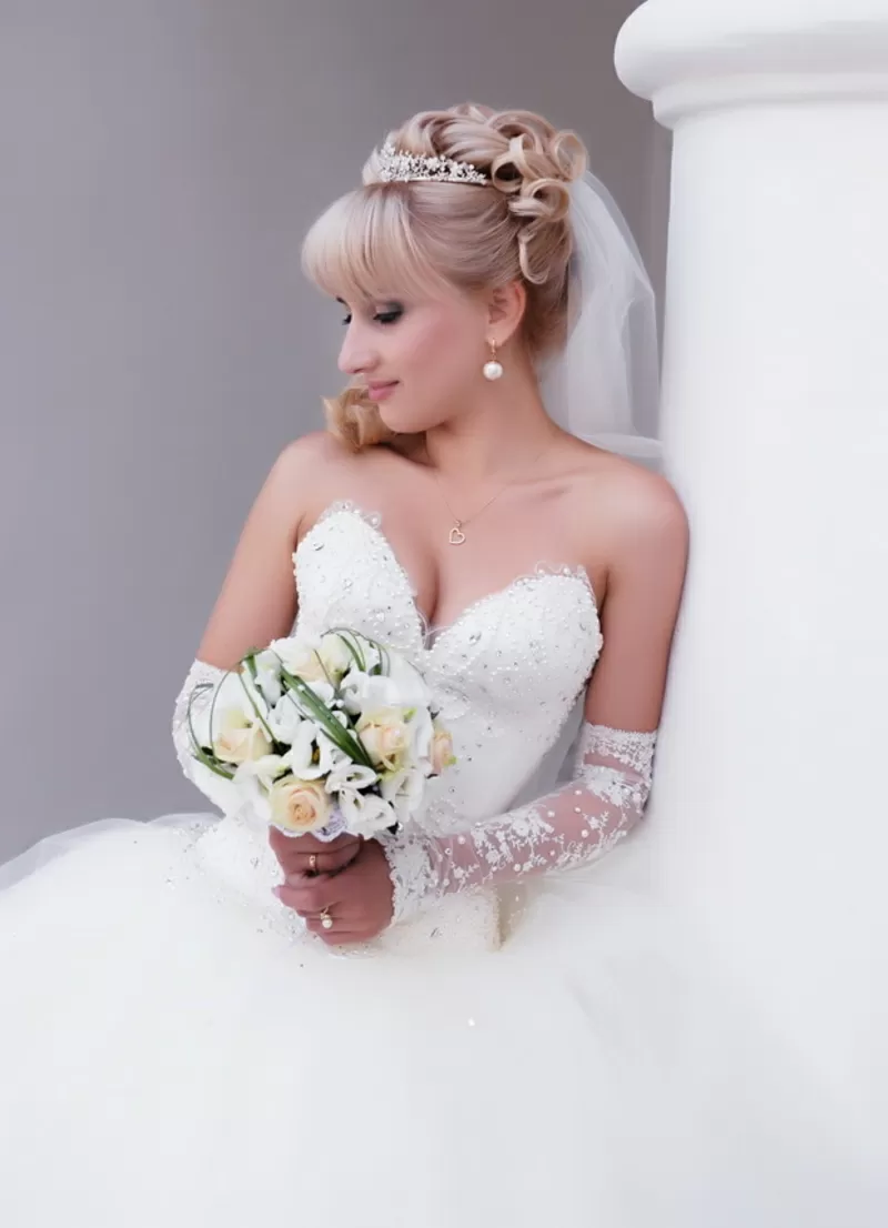 свадебные прически макияж 9