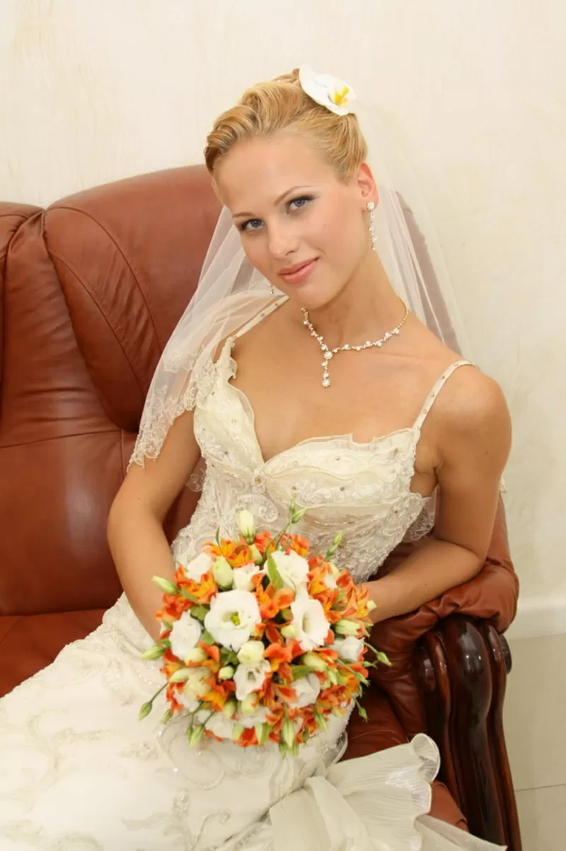 свадебные прически макияж 11