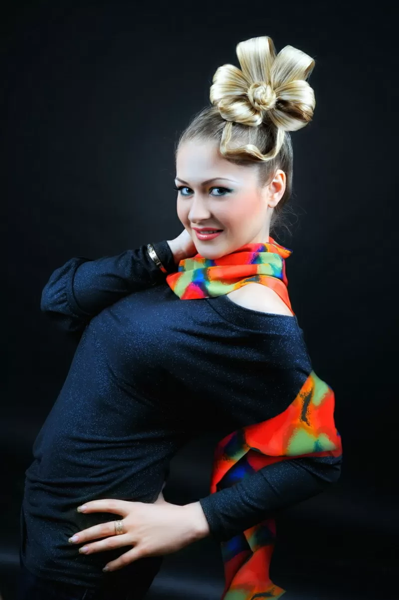 свадебные прически макияж 26