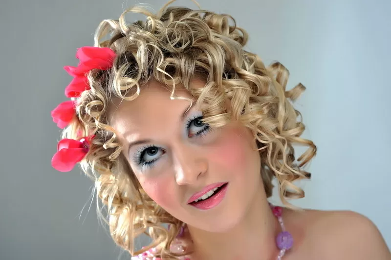 свадебные прически макияж 28