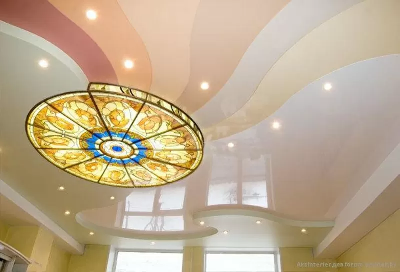 Французские натяжные потолки в Киеве 7