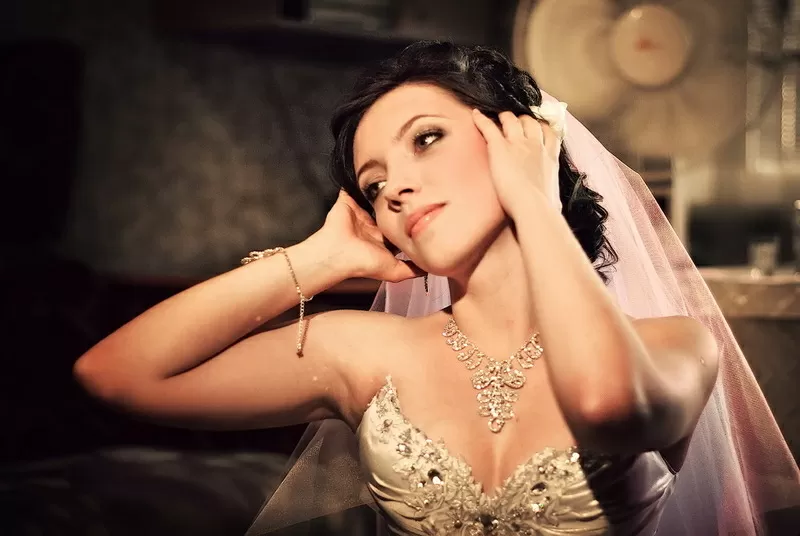 свадебные прически и макияж 6