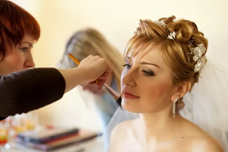 свадебные прически и макияж 7