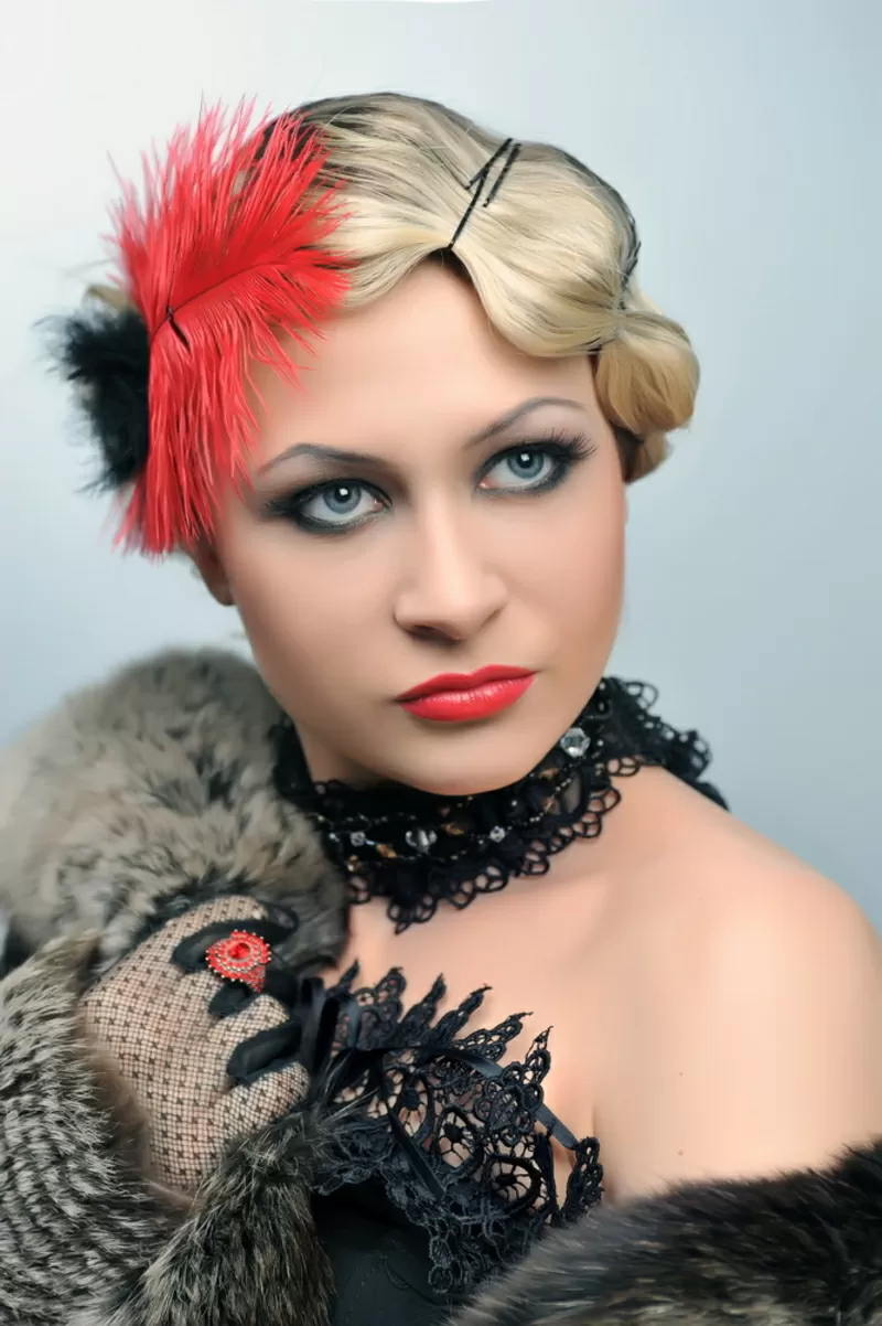 свадебные прически и макияж 41