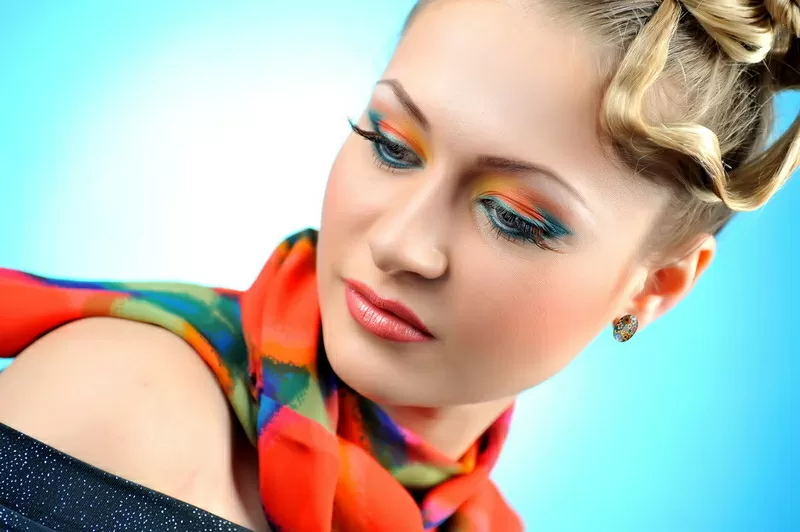 свадебные прически и макияж 52