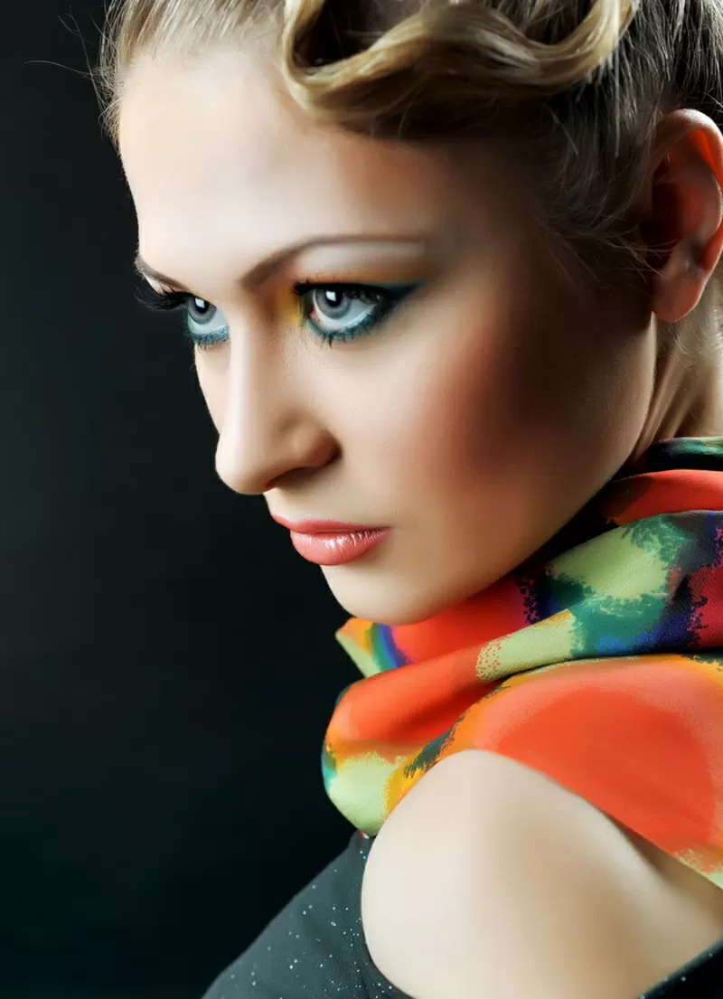 свадебные прически и макияж 54