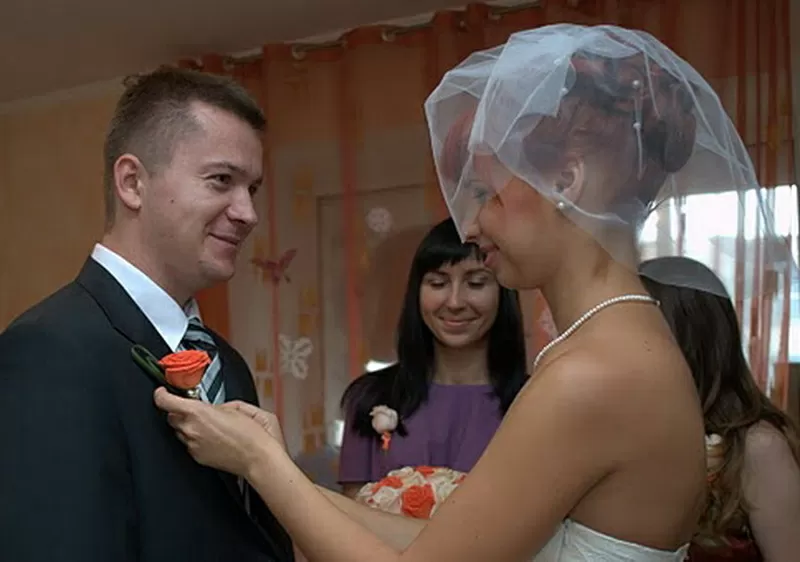 свадебные прически и макияж 63