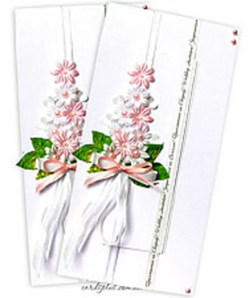 свадебные приглашения ручной работы,  вкладыши для свадебных приглашени