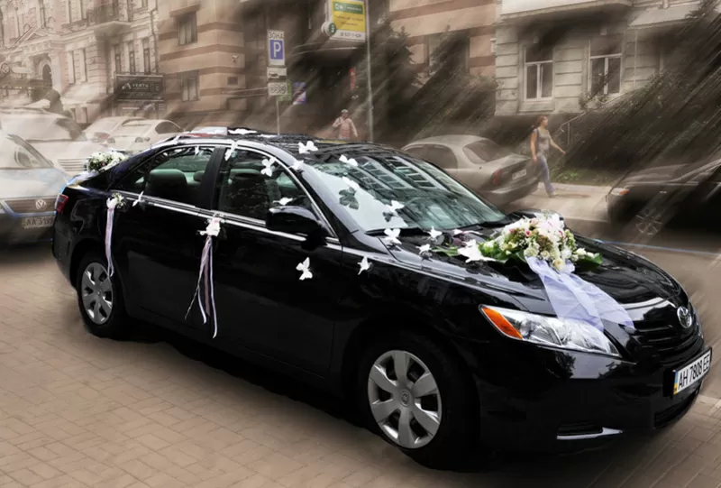 Украшение свадебного авто и кортежа 2