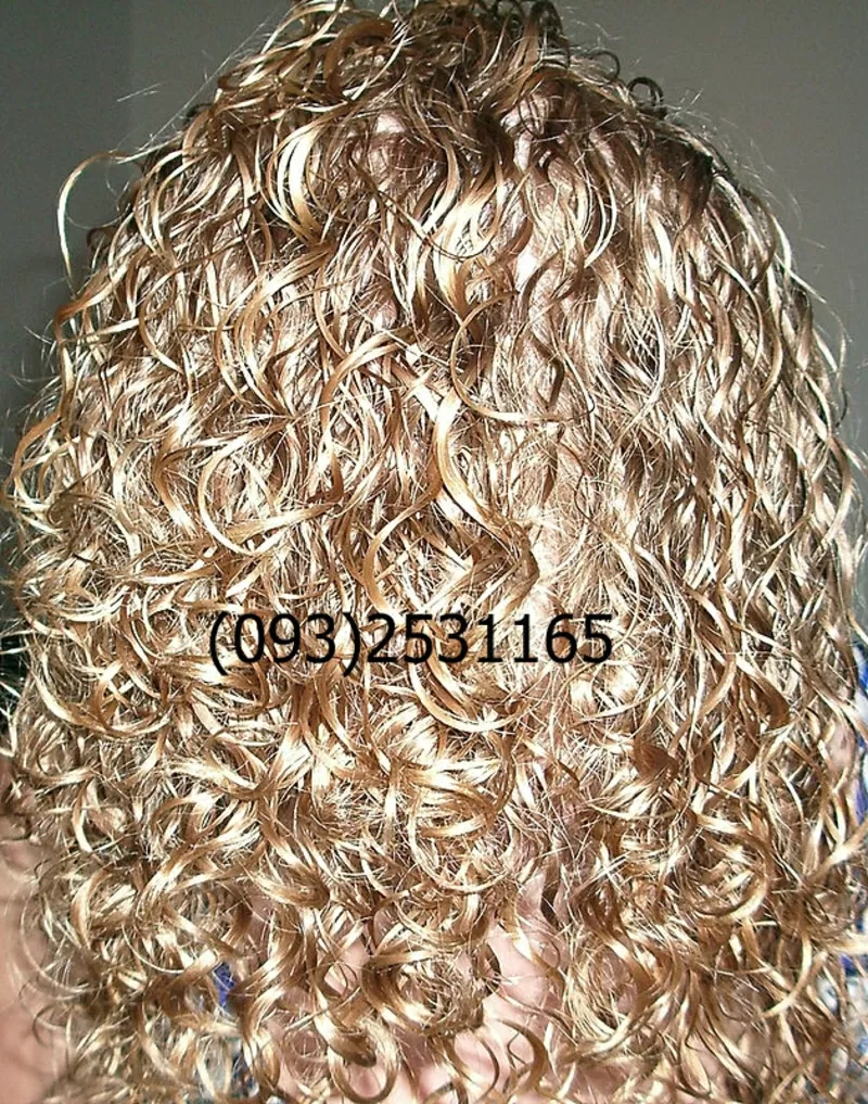 Биозавивка Киев.  Крупные локоны,  фото.