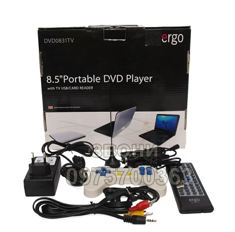 DVD+TV+GAME+USB = Ergo TF-DVD0831TV 2