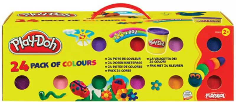 Hasbro     Play Doh    - Набор пластилина из 24 банок  