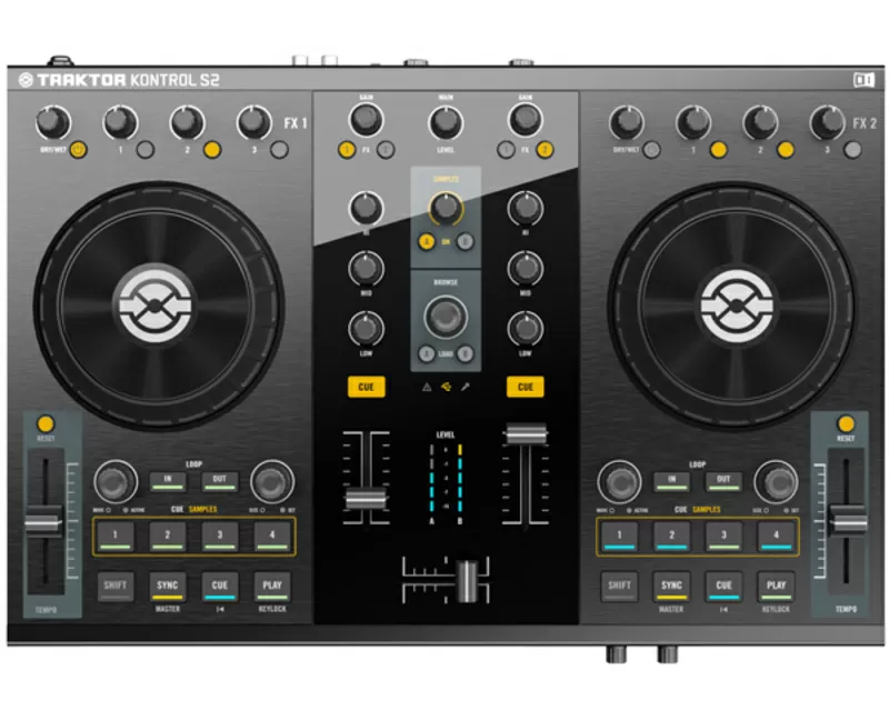 Native Instruments kontrol S2 Dj контроллер цена 4560 ПО АКЦИИ!!!