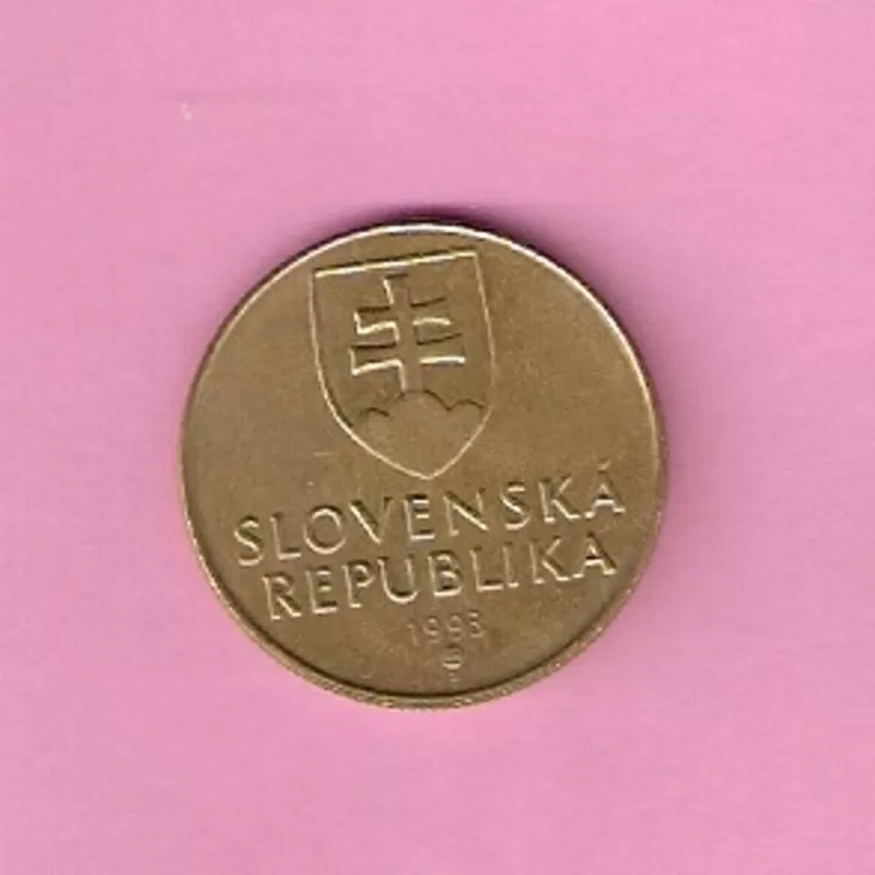 Продаю монету 1 крона Словении,  1993 год.