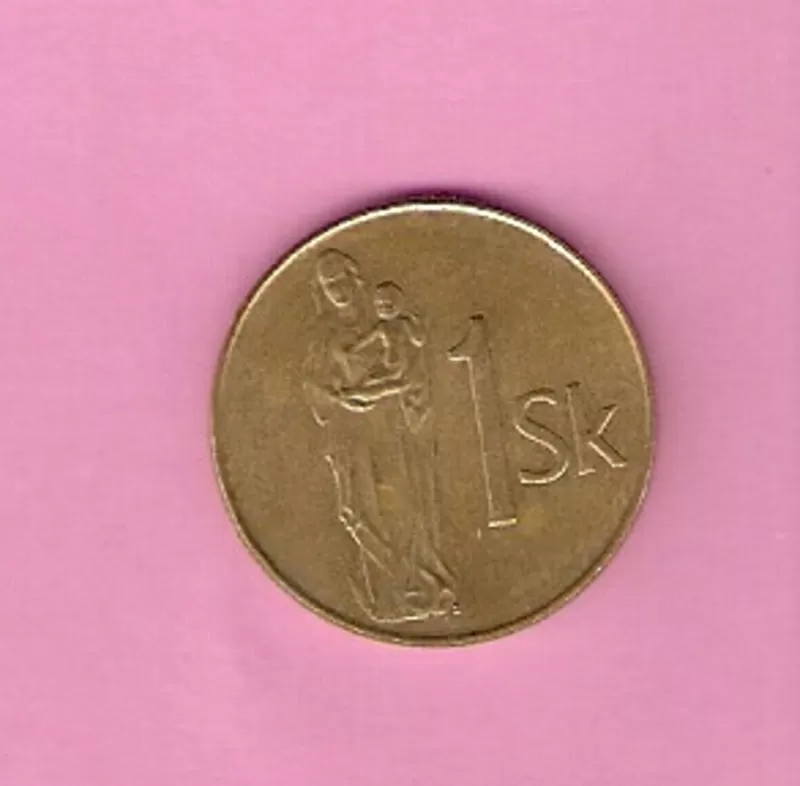 Продаю монету 1 крона Словении,  1993 год. 2