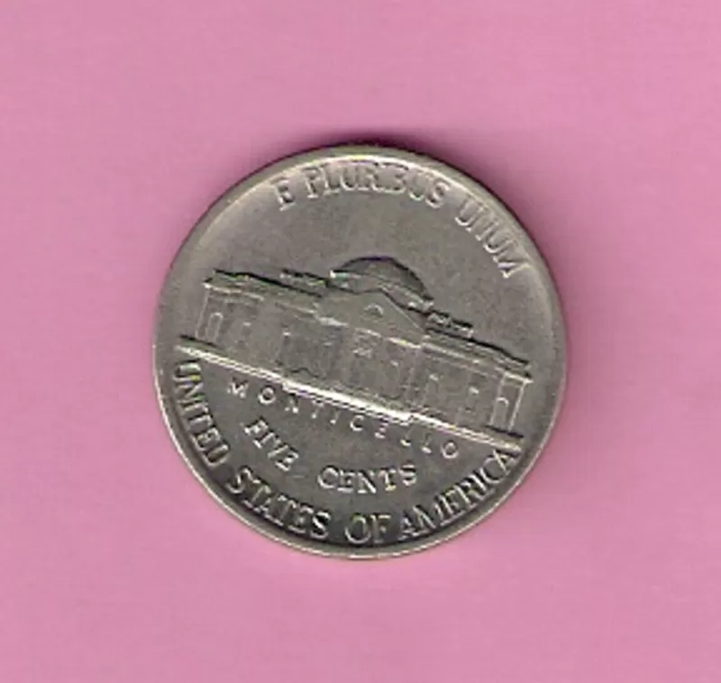 Продаю разменную монету США - 5 центов, 1985 год.