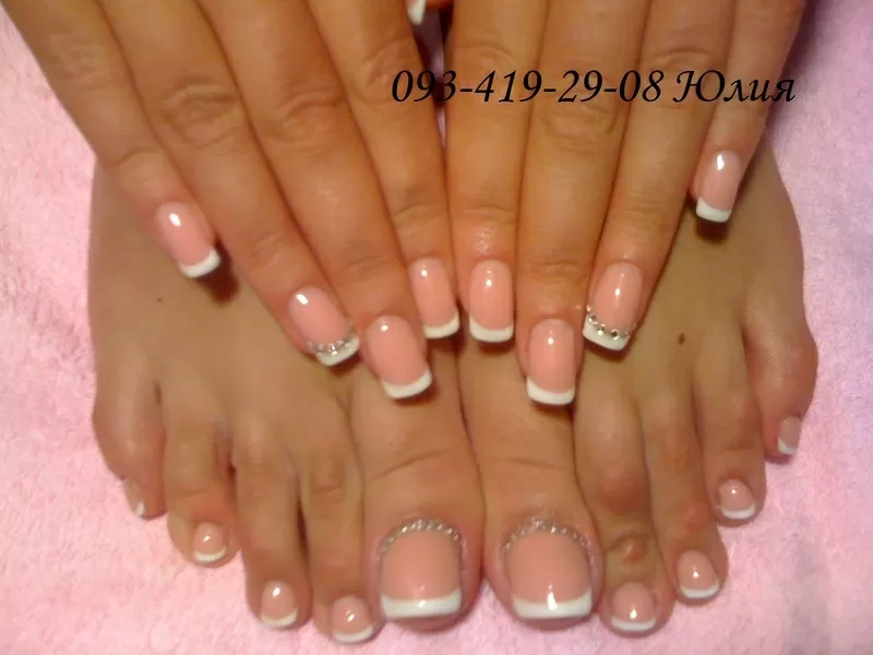 Наращивание ногтей, ресниц! Маникюр, педикюр! Выезд на дом!