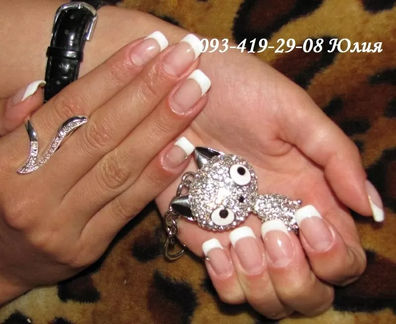 Наращивание ногтей, ресниц! Маникюр, педикюр! Выезд на дом! 3