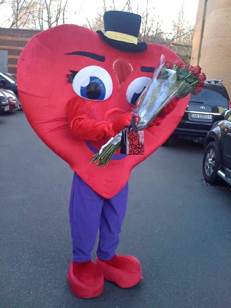 Ростовая кукла « Сердце» - оригинальное поздравление на день рождение