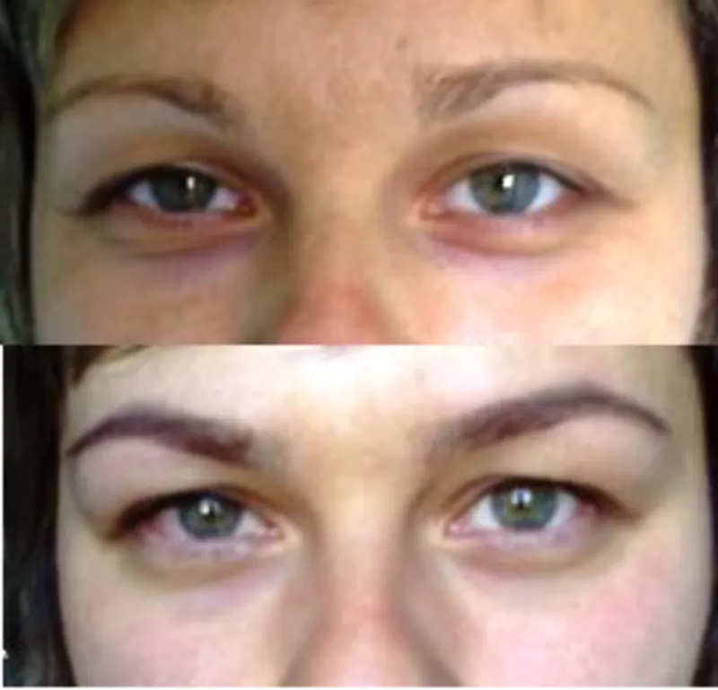 Профессиональная коррекция бровей 6