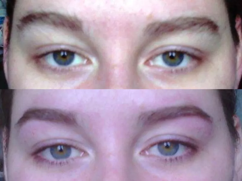 Профессиональная коррекция бровей 7