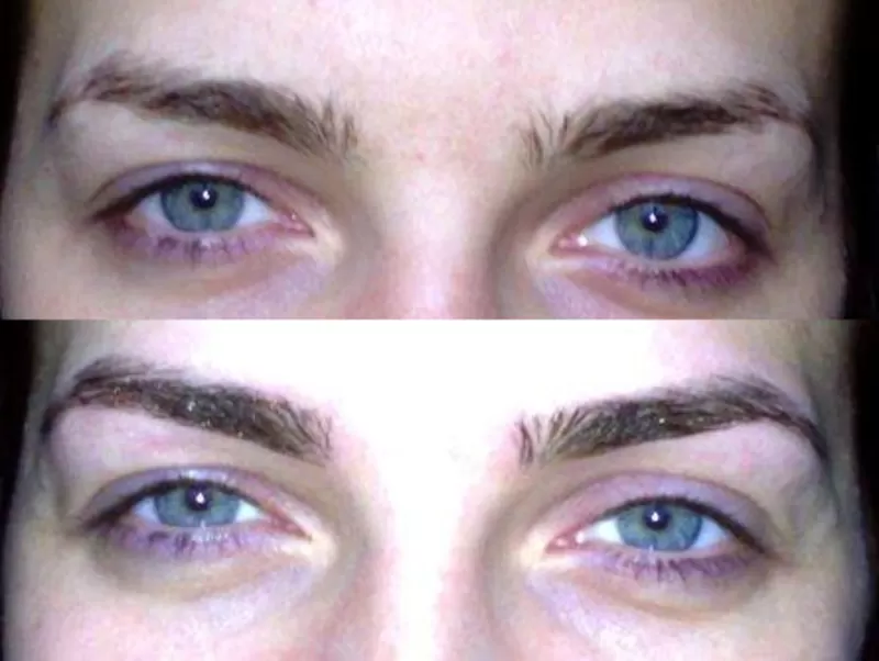 Профессиональная коррекция бровей 8