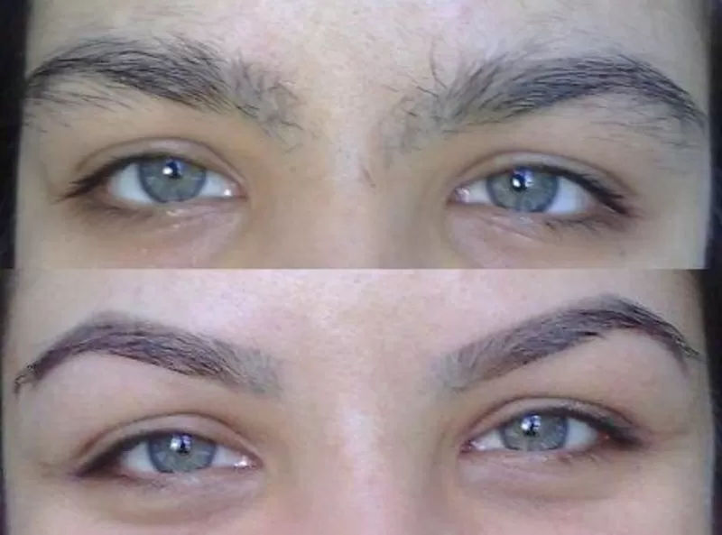 Профессиональная коррекция бровей 10