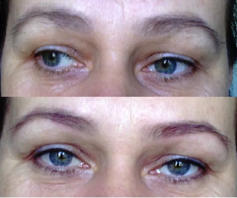 Профессиональная коррекция бровей 11