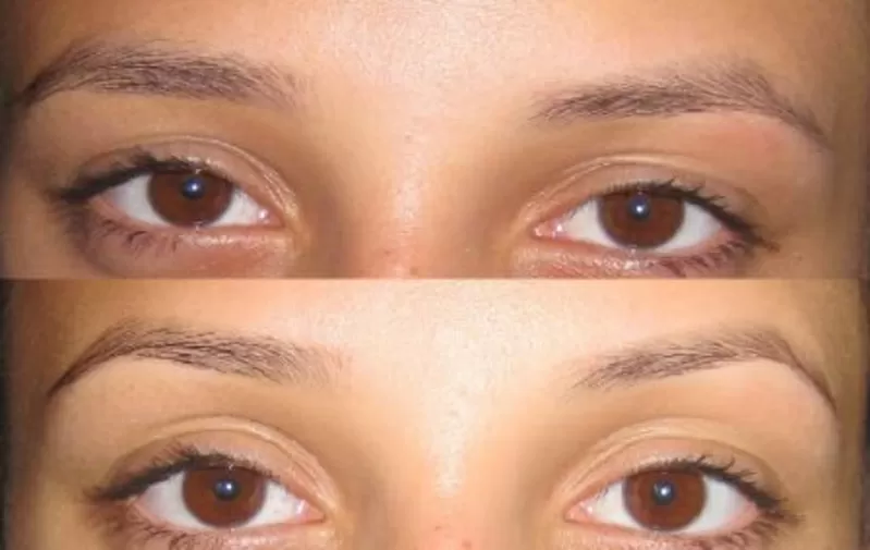 Профессиональная коррекция бровей 12