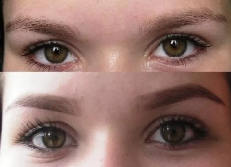 Профессиональная коррекция бровей 13