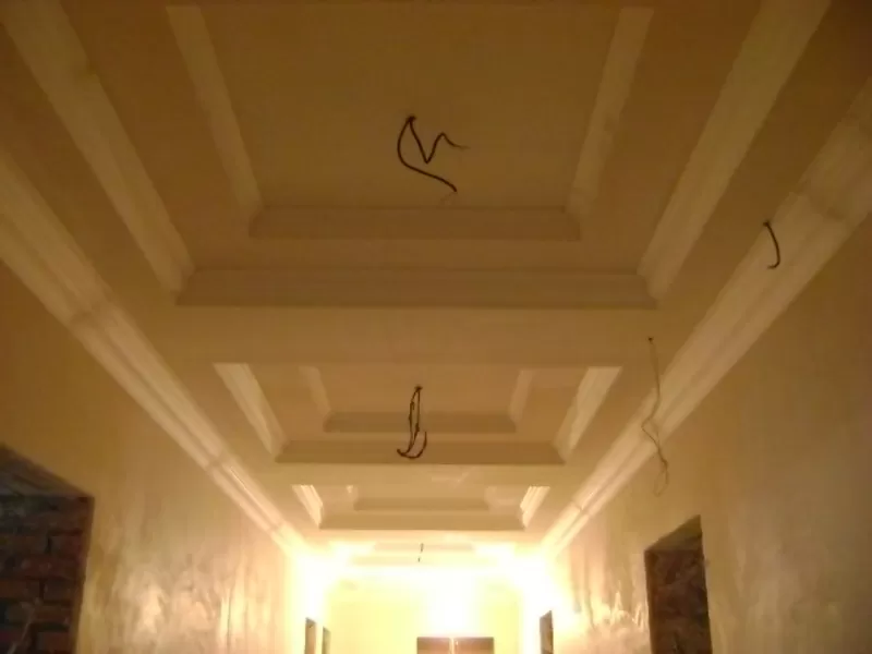 Монтаж самых сложных гипсокартонных конструкций. Высокое качество.