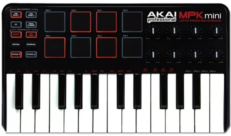 Midi-клавиатура продам Akai MPK mini