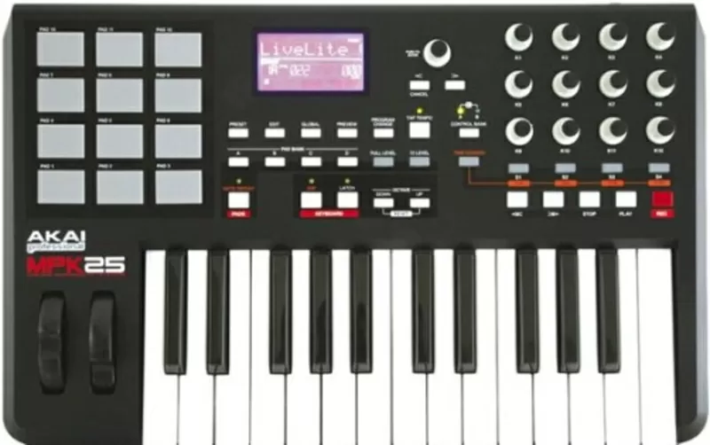 Midi-клавиатура Akai MPK25 цена 2