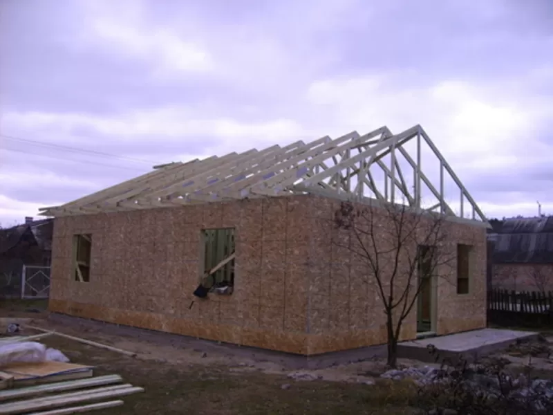 Дома,  бани,  сауны,  беседки,  навесы,  конструкции. 