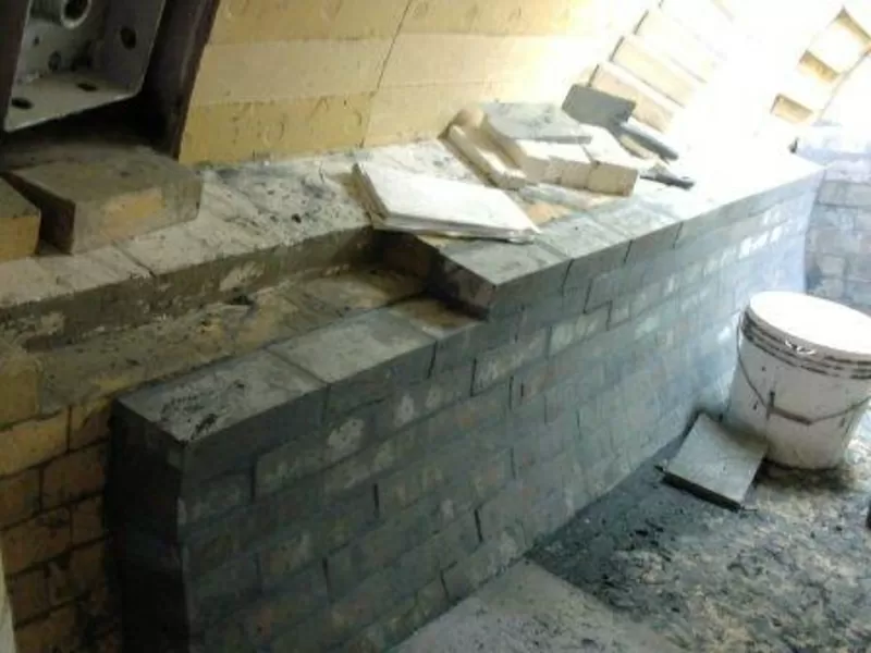 Огнеупорная кладка (футеровка) любых промышленных печей,  13