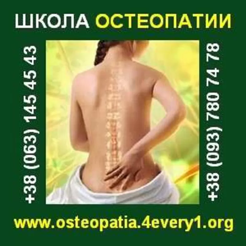 Обучение остеопатии в Киеве. Курсы 2012 обучения Остеопатии.