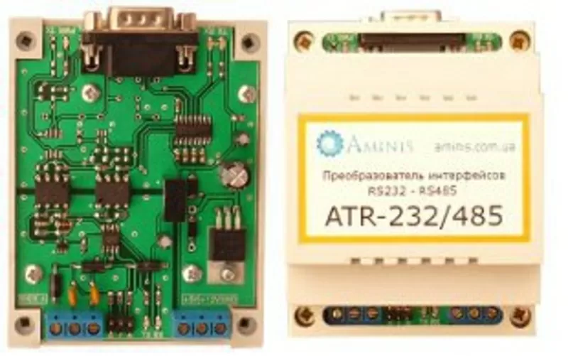 Преобразователь интерфейсов  RS232  в  RS485 - ATR-232/485 