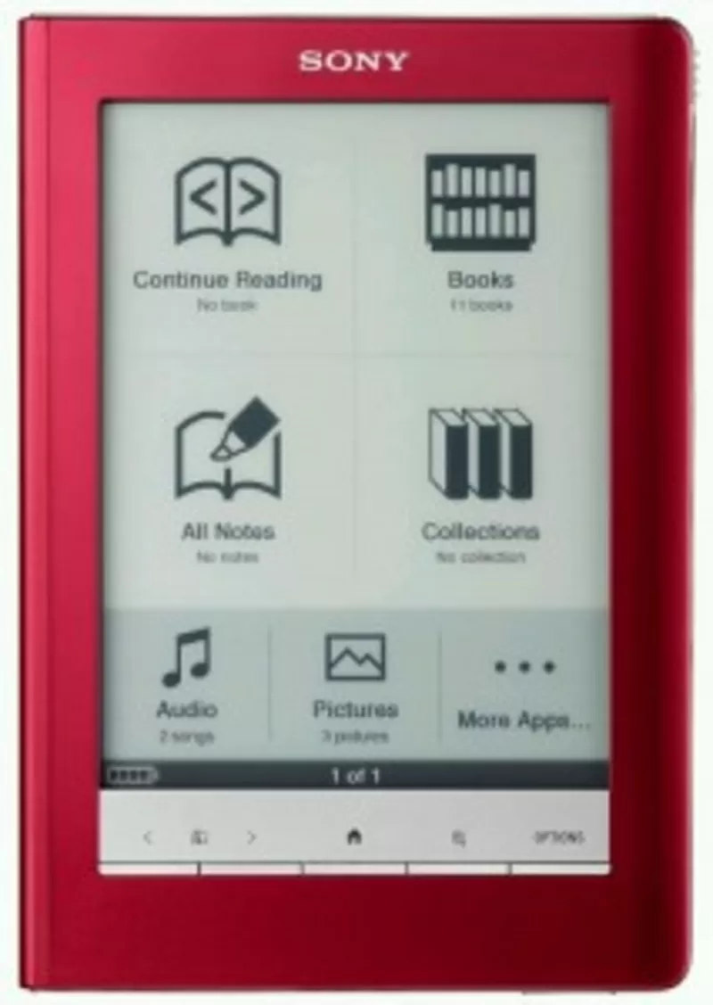 Продам  Reader Sony PRS-600RC Red на гарантии