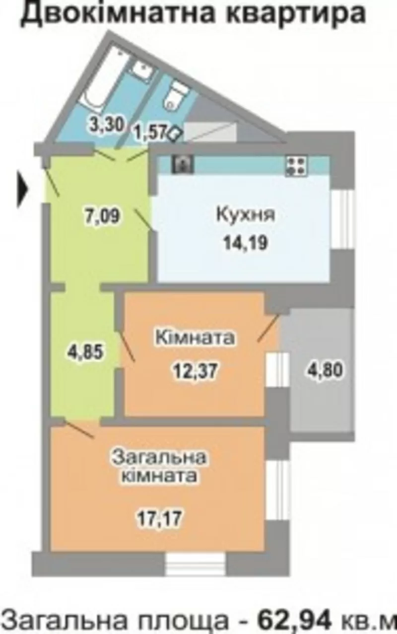 Продам квартиру НОВОСТРОй 2