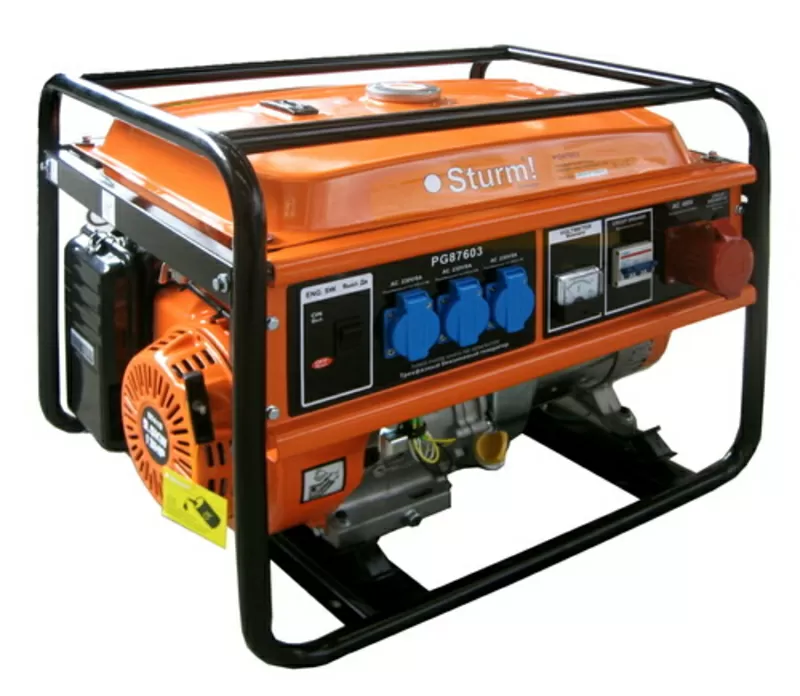Бензогенератор Sturm-Энергомаш ЭГ-87120,  ЭГ-87283,  ЭГ-8728Э, Sturm