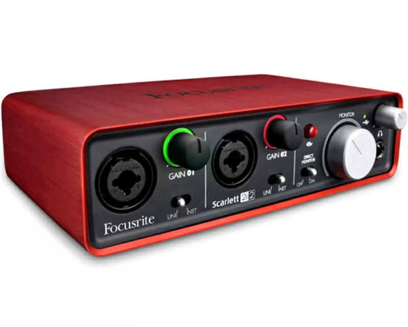 Звуковая карта Focusrite Scarlett 2i2 				