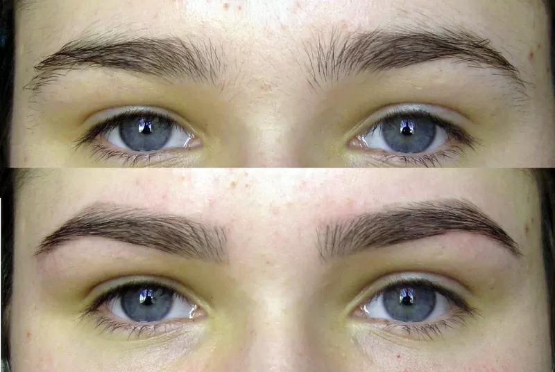 Профессиональная коррекция бровей 18