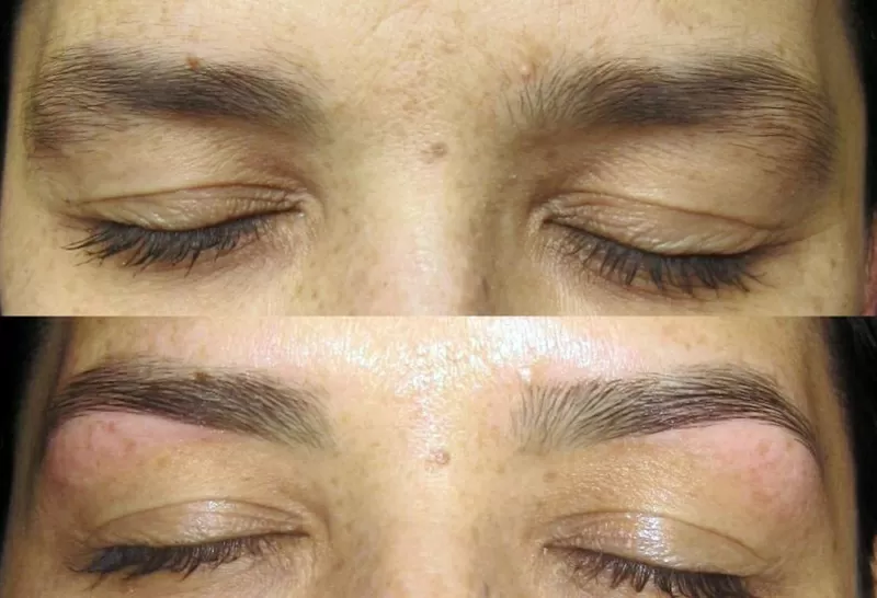 Профессиональная коррекция бровей 23