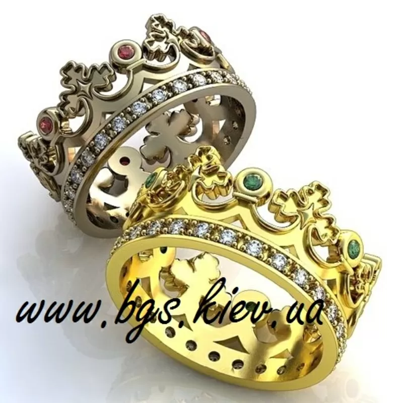 Обручальные, свадебные кольца на заказ 3