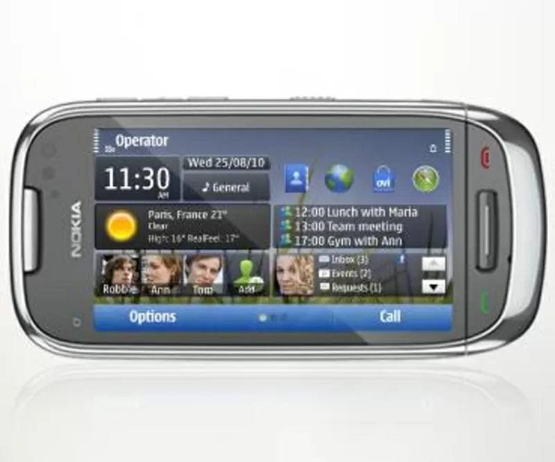 Nokia C7-00 Frosty Metal 2