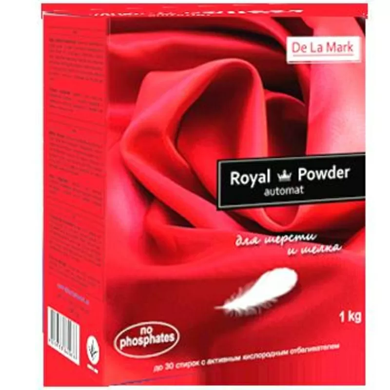 Концентрированный бесфосфатный стиральный порошок «Royal Powder» шелк