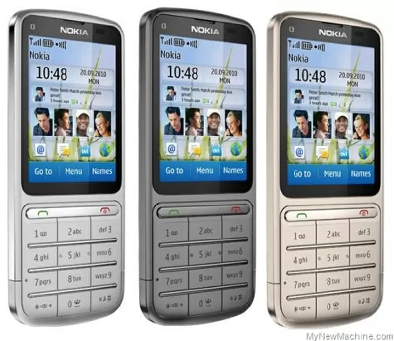 Продам мобильный  телефон Nokia C3-01 Touch and Type с  гарантией,  сер