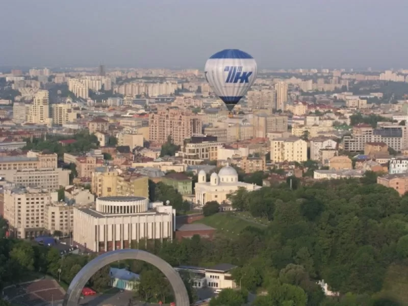 Полет на воздушном шаре над Киевом 3